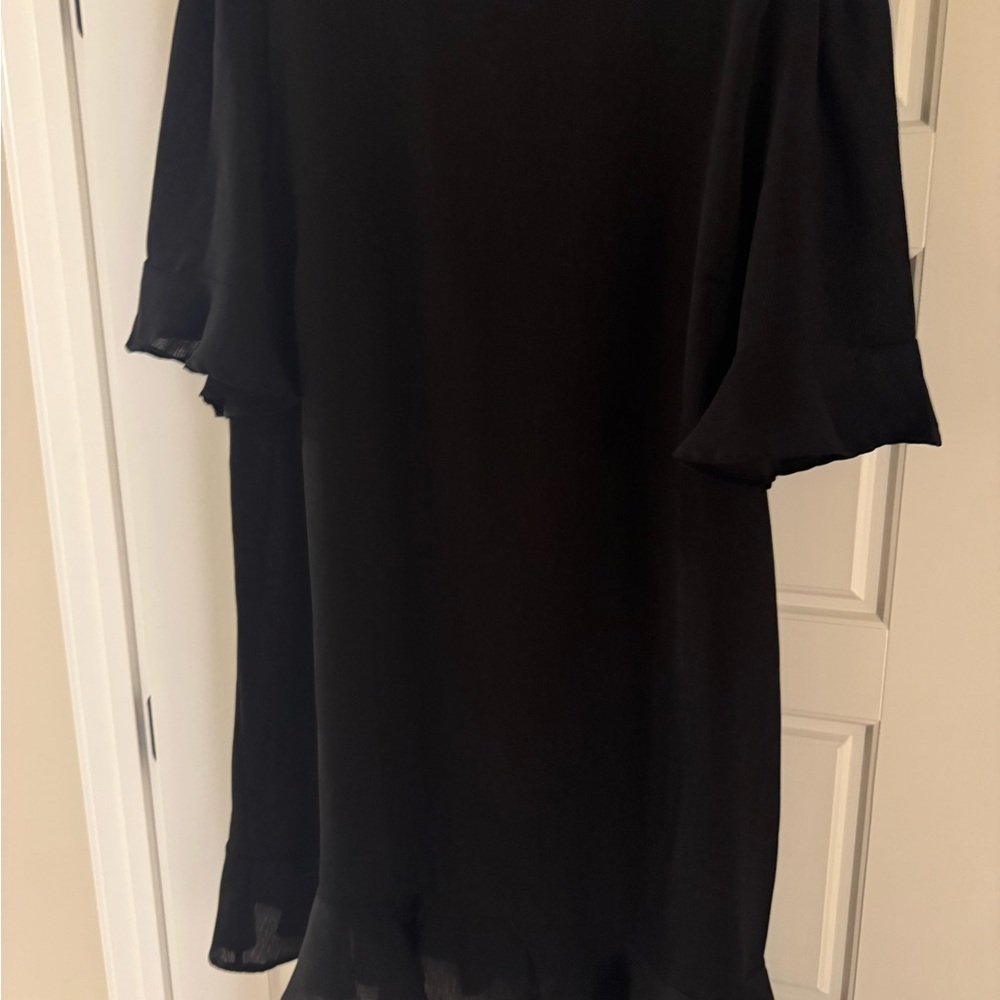 Black Sheath Dress with Dolman Sleeves for Cocktail Night Out